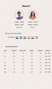 เสื้อยืดโอเวอร์ไซส์ทรงหลวมสำหรับผู้ชาย ยี่ห้อ BB ผ้าคอตตอน 260 กรัม สไตล์สตรีท พิมพ์ลาย DTG แบบเรียบ - Product Image 4