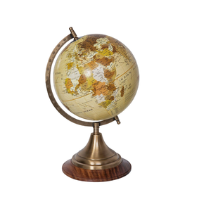 ลูกโลกตั้งโต๊ะทันสมัยพร้อมขาตั้งเหล็กและพลาสติก |   ลูกโลกแผนที่โลกตกแต่งสำหรับโต๊ะทำงาน ห้องอ่านหนังสือ และตกแต่งภายในบ้าน - Product Image 1