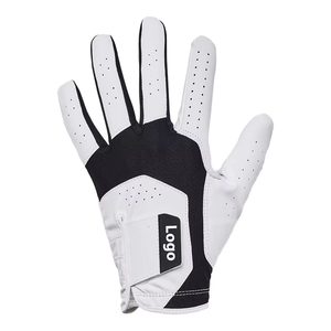 Gants de golf en peau de mouton personnalisés de haute qualité avec logo, pour main gauche et droite, en cuir Cabretta, accessoire de golf haut de gamme - Product Image 1