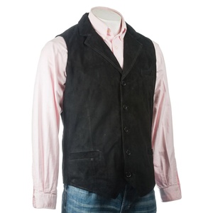 เสื้อกั๊กหนังสำหรับผู้ชายคุณภาพสูง สไตล์สปอร์ต สำหรับขี่มอเตอร์ไซค์ แฟชั่นฤดูหนาว เหมาะกับกิจกรรมกลางแจ้ง - Product Image 1