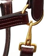 Licou en cuir de cheval personnalisé de haute qualité avec un design rembourré doux - Product Image 4