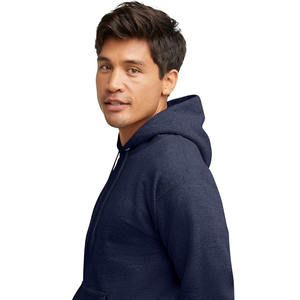 Sudadera con capucha para hombre, mezcla de algodón suave, informal, con bolsillo tipo canguro, estilo urbano - Product Image 4
