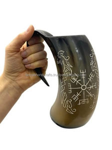Handmade Natural Horn Mug Experience <b>the</b> perfect <b>blend</b> of tradition - Product Image 5