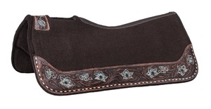 Almohadilla de Montura Western Premium de Diseño Único para Caballos, Hecha de Fieltro de Lana con Detalles en Cuero, Modelo Kaamkaaj KKJ02, en Venta a un Precio Razonable - Product Image 5