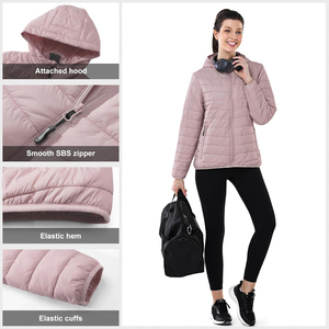 Blouson matelassé personnalisé style doudoune, chaud et léger, pour l'hiver, service d'échantillons OEM/ODM disponible, exportation - Product Image 5