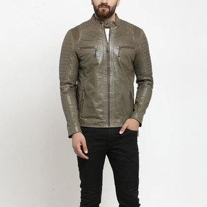 Veste en cuir pour homme automne-hiver, meilleure qualité, séchage rapide, respirante, logo sur le devant, haute qualité - Product Image 4