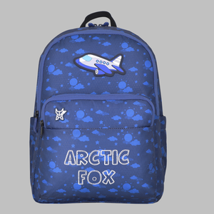 Arctic Fox Sky School <b>Bag</b> <b>Navy</b> Blue Waterproof Polyester Large Capacity Detachable Straps - Product Image 1