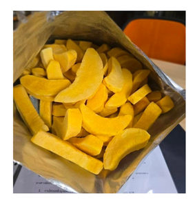 Tranches de mangue lyophilisées premium, collation fruitée croustillante, exportateur en gros, approvisionnement en vrac, emballage de détail, fournisseur d'ingrédients alimentaires - Product Image 1