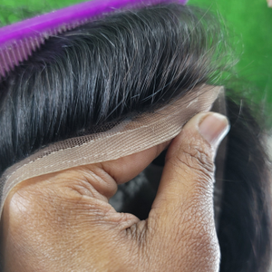 Style de boucles de Jerry naturelles et droites pour hommes, redéfini l'élégance intemporelle avec la conception de vague de corps de perruque de vague profonde - Product Image 2