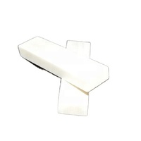 Ready Ship High Quality White Bleached Vintage Bone Guitar Nut & Saddles Blanks for Acoustic Guitar with Customizable Sizes