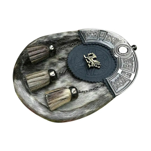 Sporran de Cuero Genuino Hecho a Medida, Sporran de Cuero Real al por Mayor, Sporran de Cuero Harp en Venta - Product Image 5