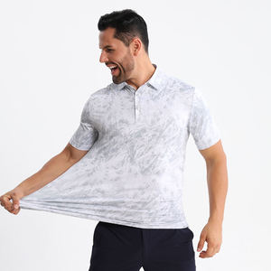 เสื้อโปโลชายพิมพ์ลายแบบ Dye Sublimation ผ้าโพลีเอสเตอร์ผสมสแปนเด็กซ์ 100% - Product Image 3
