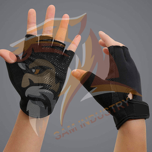 Gants de musculation personnalisés OEM, gants d'entraînement haute performance pour hommes et femmes avec grip antidérapant - Product Image 3
