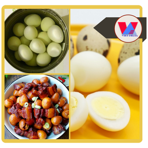 HUEVOS DE CODORNIZ ENLATADOS FRESCOS DE GRANJA DE 15 oz, HUEVOS DE CODORNIZ COZIDOS Y PELADOS, LISTOS PARA COMER, PARA SOPA ASIÁTICA, BAOZI Y CARNE BRASADA - Product Image 2