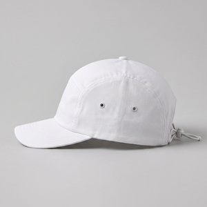 Gorra Deportiva Blanca de 5 Paneles, de Nailon, Transpirable, Impermeable y Ajustable, para Correr, Viajes y Actividades al Aire Libre - Product Image 4