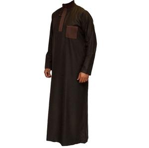 Túnica bordada en el cuello, de manga larga, estilo kaftán, holgada, para hombre, ropa musulmana informal, túnica masculina, más vendida. - Product Image 6