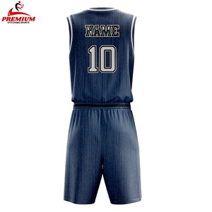 Uniforme de basketball respirant de haute qualité, grandes tailles, étiquette privée, logo personnalisé, service OEM pour hommes - Product Image 2