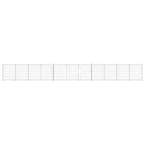 Pared de gaviones de acero galvanizado con cubiertas 354,3 \ "x11.8 \" x39.4 \ "bordillos - Product Image 3