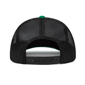 Green Mesh Trucker Hat Men's Casual Breathable <b>Flat</b> Brim <b>Summer</b> <b>Cap</b> Lightweight Polyester Snapback Custom High Quality Mesh <b>Cap</b> - Product Image 4