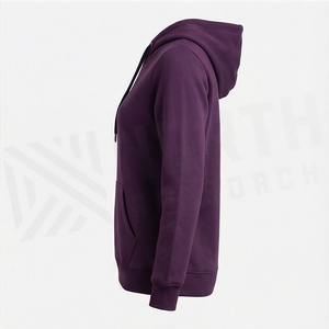 Sudaderas con Capucha para Mujer, Diseño Liso, Venta al Por Mayor, Sudadera Informal con Logotipo Personalizado, Ropa de Color Personalizado - Product Image 3