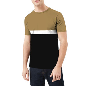 T-shirts de luxe personnalisés pour hommes 100 % coton biologique, haute qualité, anti-plis, streetwear à manches courtes, imprimé uni - Product Image 1
