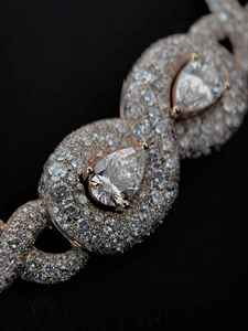 <b>Infinity</b> Bling Gold Plated Cuban Chain Necklace 925 Silver Moissanite Diamond Hip Hop Jewelry Party Wear Gift - Product Image 3