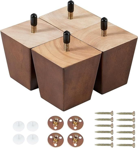 Solid Wood <b>Sofa</b> <b>Legs</b> Square Replacement Furniture <b>Legs</b> Factory Wholesale Custom Size Low MOQ Fast Lead Time OEM ODM - Product Image 2