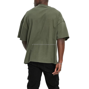 เสื้อยืดผ้าฝ้ายโอเวอร์ไซส์สำหรับผู้ชายเสื้อยืดโอเวอร์ไซส์สำหรับผู้ชายเสื้อยืดโอเวอร์ไซส์พิมพ์ลายกราฟิก - Product Image 2