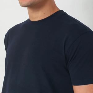 T-shirt formel pour homme 100 % coton, coupe ample, anti-boulochage, à manches courtes, avec motif, épaules tombantes, col rond – Collection Été 2023 - Product Image 4