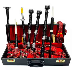 Scottish Professional Full-Size Highland Bagpipes Set Great Highland Scottish Bagpipes with Cover Nickel Silver Mounts Durable - Product Image 6
