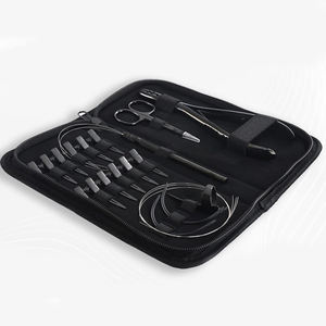 Kit de Herramientas para Extensiones de Cabello, Acero Inoxidable, Juego Profesional de Instalación y Remoción para Extensiones de Micro Link, Acero Inoxidable Duradero - Product Image 2
