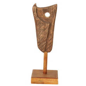 Objeto Decorativo de Madera Hecho a Mano, Decoración Rústica para el Hogar, Arte Artesanal de la India, Escultura de Madera Estilo Boho, Venta al Por Mayor - Product Image 4