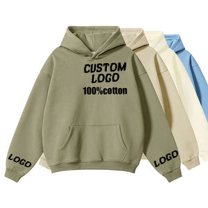 Custom Logo Blank Regular Fit Hoodie Unisex for Sweatshirt Cotton Drop Shoulder Pullover Men's Winter 420 Grams Factory - Product Image 1