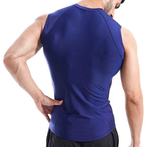 เสื้อกล้ามออกกำลังกายผู้ชาย ยืดหยุ่นได้ ผลิตจากโพลีเอสเตอร์ผสมอีลาสเทน กระชับรูปร่าง สไตล์วินเทจ สำหรับเล่นกีฬา ลดราคาจากโรงงาน - Product Image 5