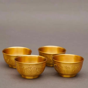 Bol à dessert Premium de haute qualité en laiton à prix raisonnable pour la maison, bol de la meilleure qualité BoldBlossom - Product Image 1