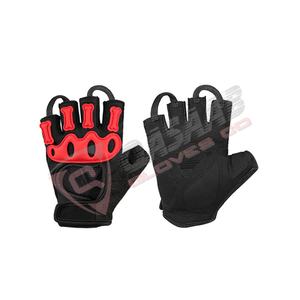 Sports Enfants Fitness Noir Blanc-Couleur Logo Poignet-Taille VTT Demi-Doigt Motards Haltérophilie Workouts Gants de Moto - Product Image 2