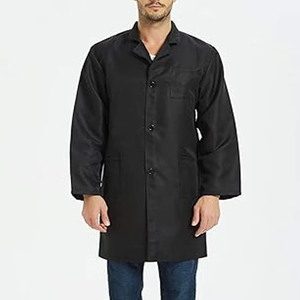 <b>Black</b> Wholesale Bulk Custom <b>Long</b> <b>Sleeve</b> Hospital Uniform Lab Coat Medical Nursing Scrub Laboratory Products Pharmacy Coats - Product Image 5