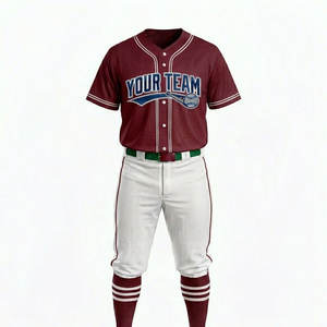 Camiseta de Béisbol Personalizada al por Mayor, de Alta Calidad, Cosida, a la Moda de Verano, Uniforme de Béisbol en Blanco para Sublimación - Product Image 2