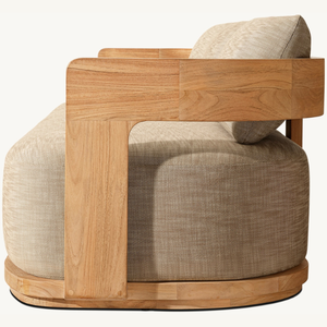 <b>Sofa</b> furniture made of teak wood with soft foam equipped with modern design pillows suitable <b>for</b> indoor or outdoor use - Product Image 6