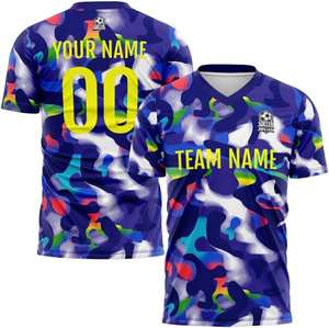 Uniforme de Fútbol de Último Diseño 100% Poliéster para Adultos, Calidad Premium Profesional, Color Personalizado, Secado Rápido, Pantalones Cortos Personalizados Estampados - Product Image 3