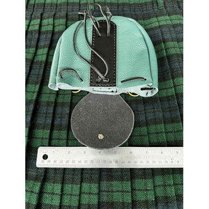 Genuine Leather Sporran Pouch Celtic <b>Pirate</b> Renaissance Bag Medieval Fashion Accessory for Kilt Suits - Product Image 5
