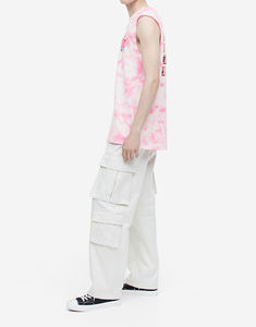 เสื้อกล้ามออกกำลังกายผู้ชายทรงสลิมฟิต ดีไซน์ลำลองสำหรับฤดูร้อน ขายดี รับสกรีนโลโก้ ใส่สบาย - Product Image 6