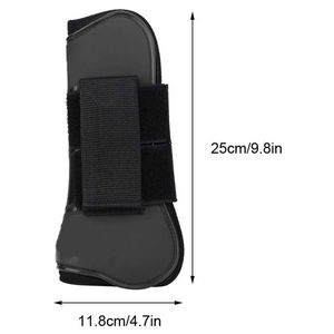 Featured Horse Tendon Boots Nylon Hard Shell Provide Support to Tendons Leg <b>Stability</b> Neoprene Lining Protect Horse Legs - Product Image 3