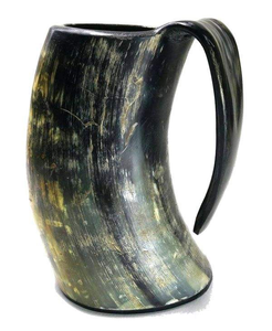 Mug à bière et à vin en corne de buffle artisanal de luxe moderne 400-600 ml Écologique Léger Recyclable Personnalisable Quantité - Product Image 2