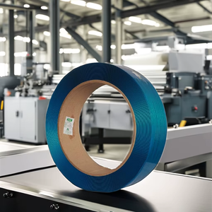 Cinta de PET Multicorrea Resistente India, de Alta Tensión, Tamaños 15mm, 15.5mm, 16mm, Rollo de Embalaje de Plástico Blanco, Banda Verde para Empacar - Product Image 6