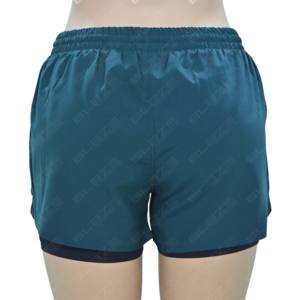 Shorts Deportivos de Dos Capas para Mujer, Cintura Alta, para Gimnasio, Yoga, Correr, Entrenamiento, con Bolsillos Laterales con Cremallera, Venta al Por Mayor - Product Image 4