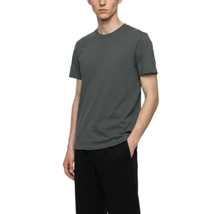 Camiseta de Algodón para Hombre, Cuello Redondo, Corte Clásico, Color Gris Carbón, Lisa, Básica, Casual, Manga Corta, Venta al Por Mayor - Product Image 2
