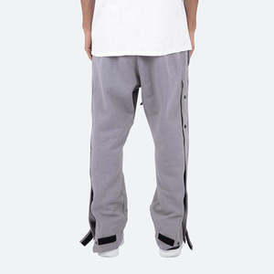 Pantalon de costume décontracté de luxe pour homme, gris, personnalisé, haute qualité, à boutons-pression latéraux, style décontracté, très demandé - Product Image 1