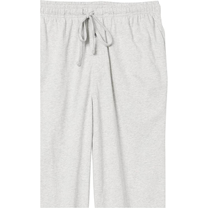 Pantalon de jogging décontracté pour homme en coton gris clair, taille élastique avec cordon de serrage, poches latérales, respirant, poids moyen, idéal pour l'automne - Product Image 5
