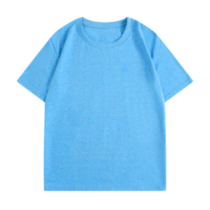 Camiseta de Manga Corta para Hombre, Color Verde Menta, Cuello Redondo, Corte Regular, Color Sólido, Informal, de Algodón Jersey - Product Image 5
